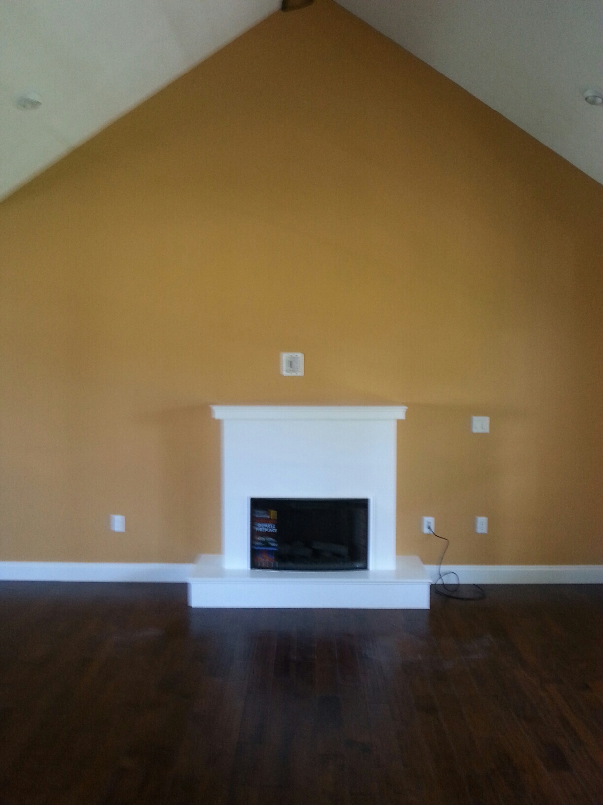 vaulted ceiling detail paint job